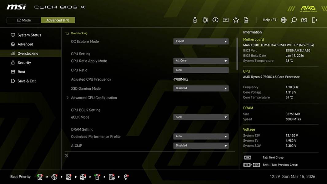 MSI MAG X870E TOMAHAWK MAX WIFI PZ-2